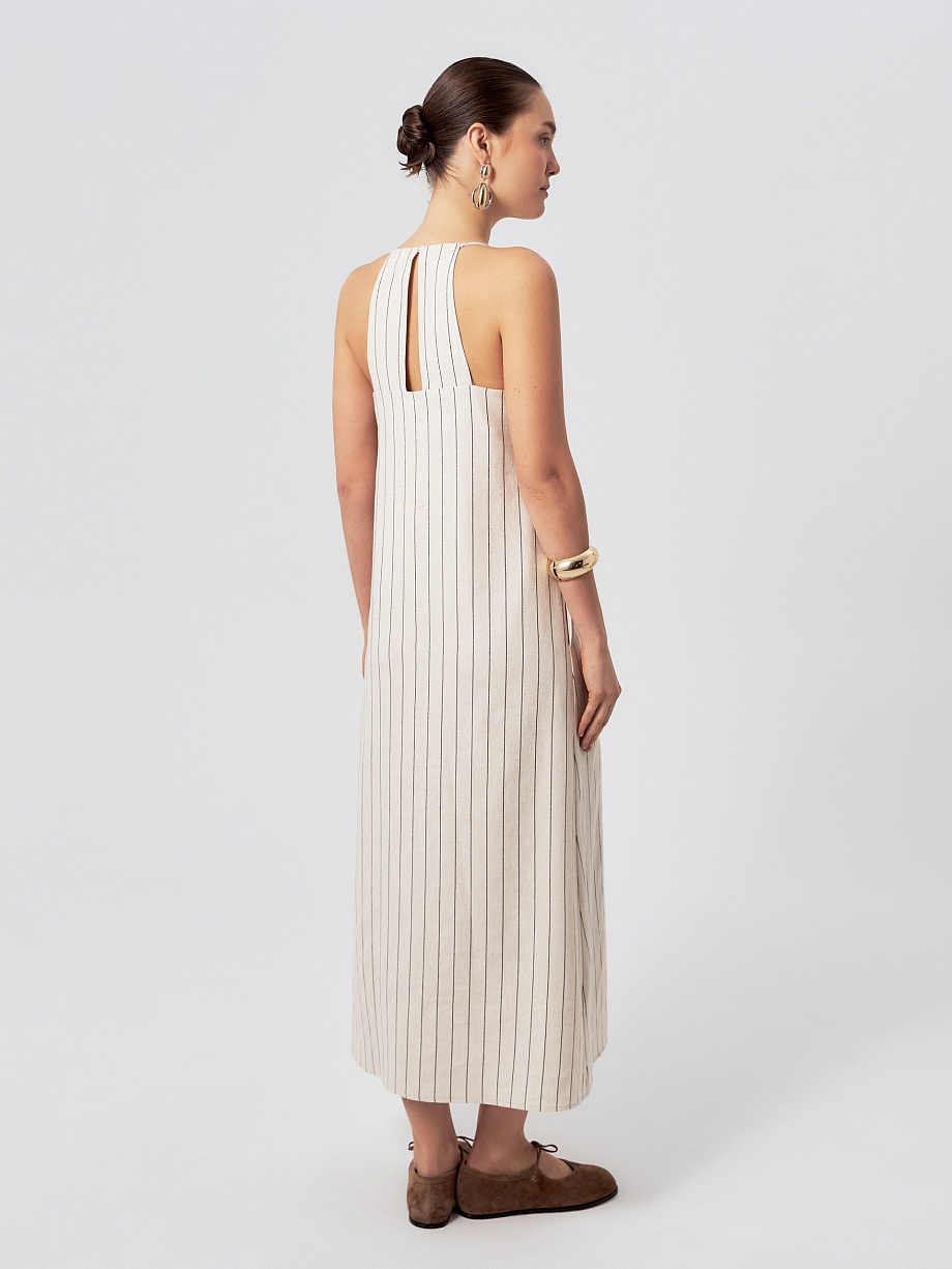 Платье-комбинация из натуральной ткани