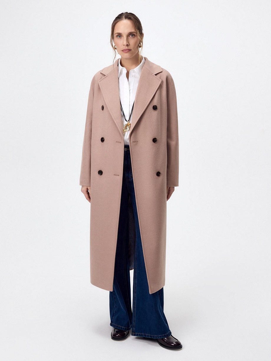 Пальто из шерсти с мембраной