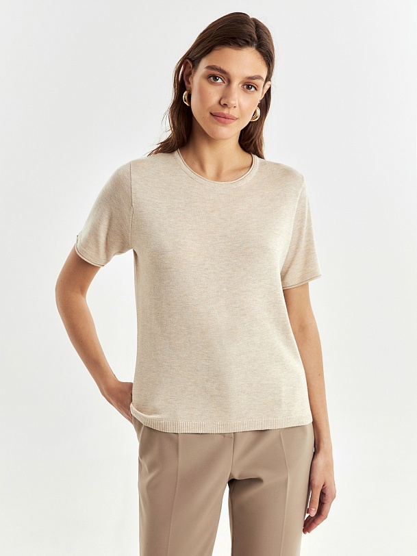 Вязаный джемпер из вискозы