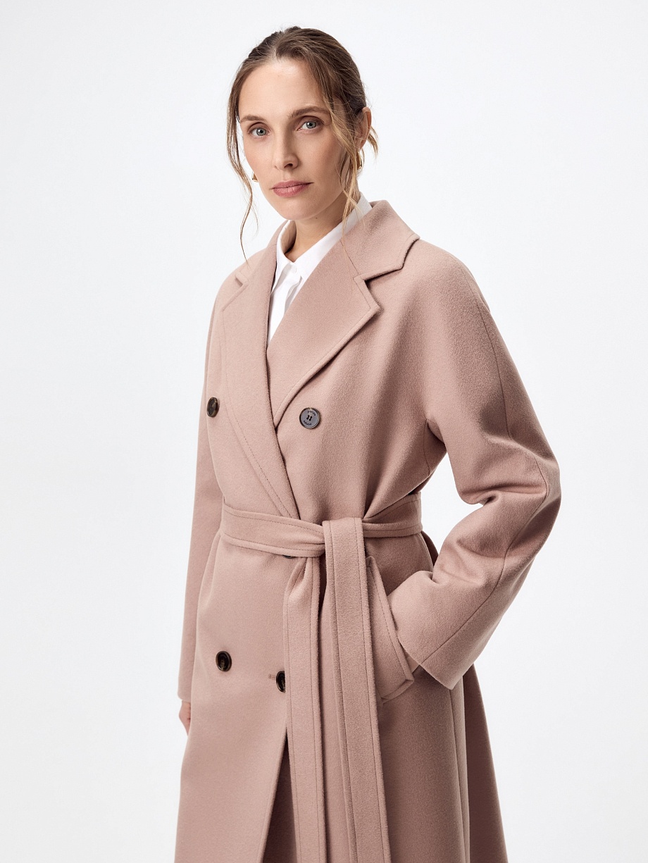 Пальто из шерсти с мембраной