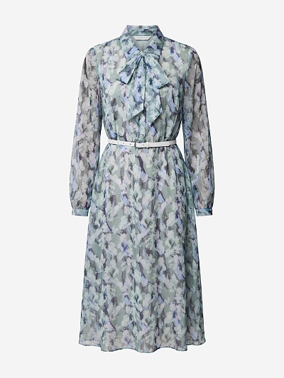 Платье из шифона POMPA