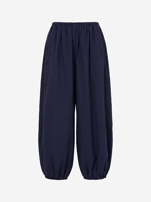 Брюки-аладдины из тонкого 100% хлопка 