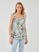 Свободная блуза с абстрактным принтом POMPA арт.3148360nl0590