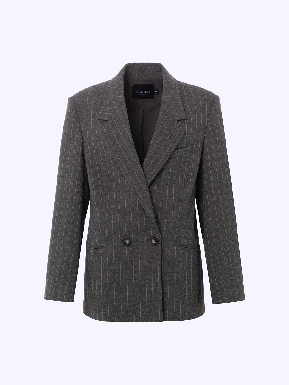 Жакет из костюмной ткани