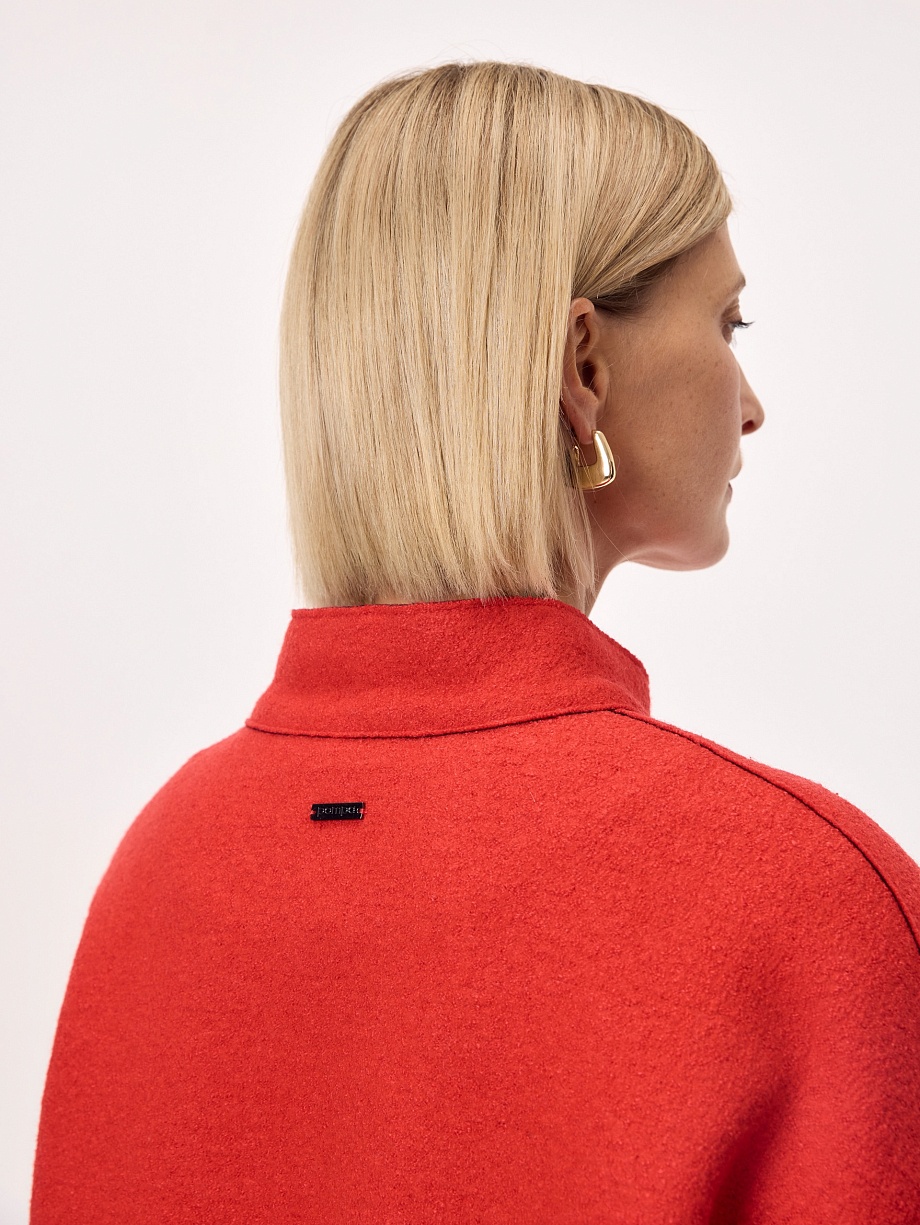 Бомбер из варёной шерсти с мембраной