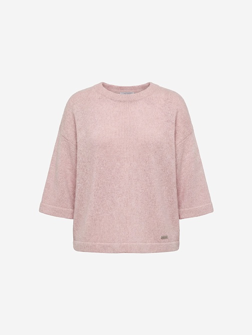 Джемпер из смесовой пряжи с ангорой и люрексом