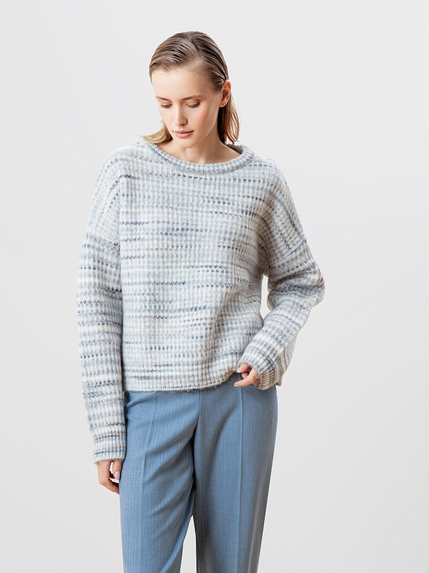 Джемпер крупной вязки