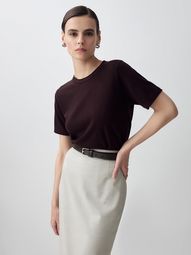 Вязаный джемпер из вискозы