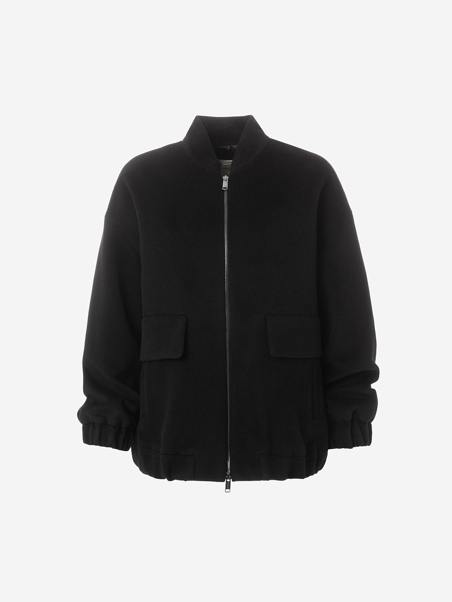 Куртка-бомбер из премиальной шерсти