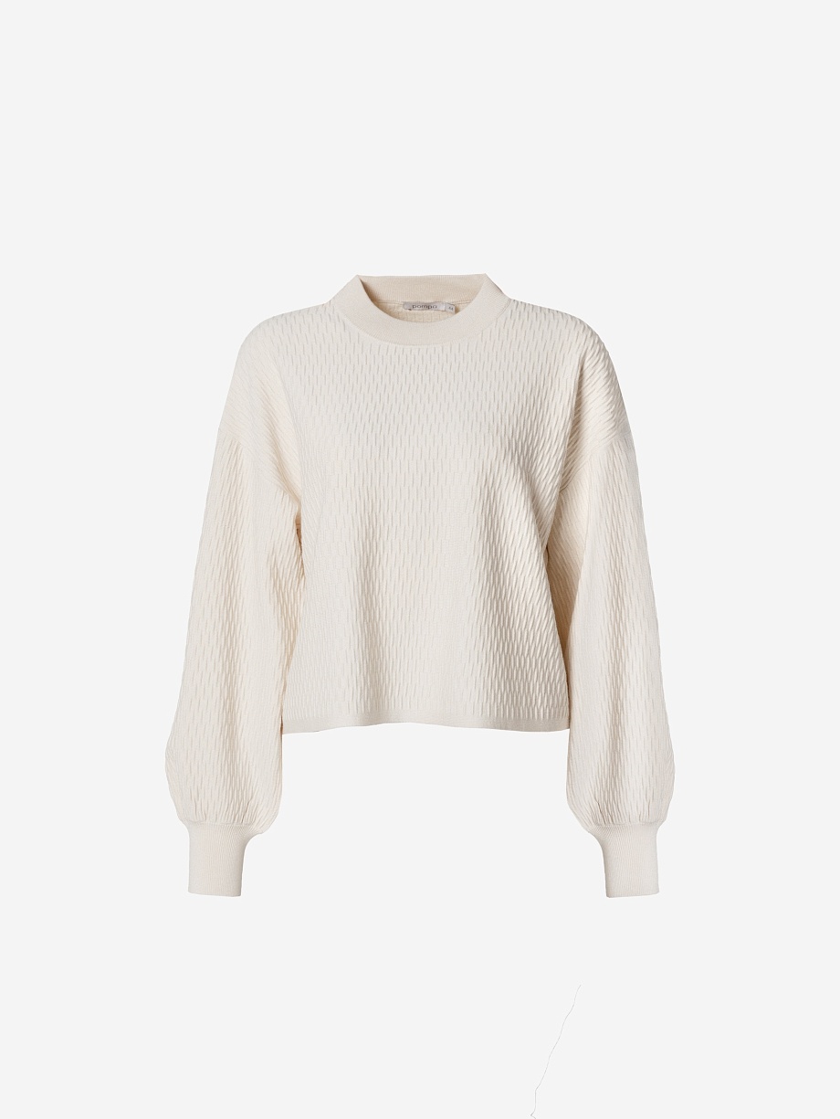 Джемпер из фактурной вискозы