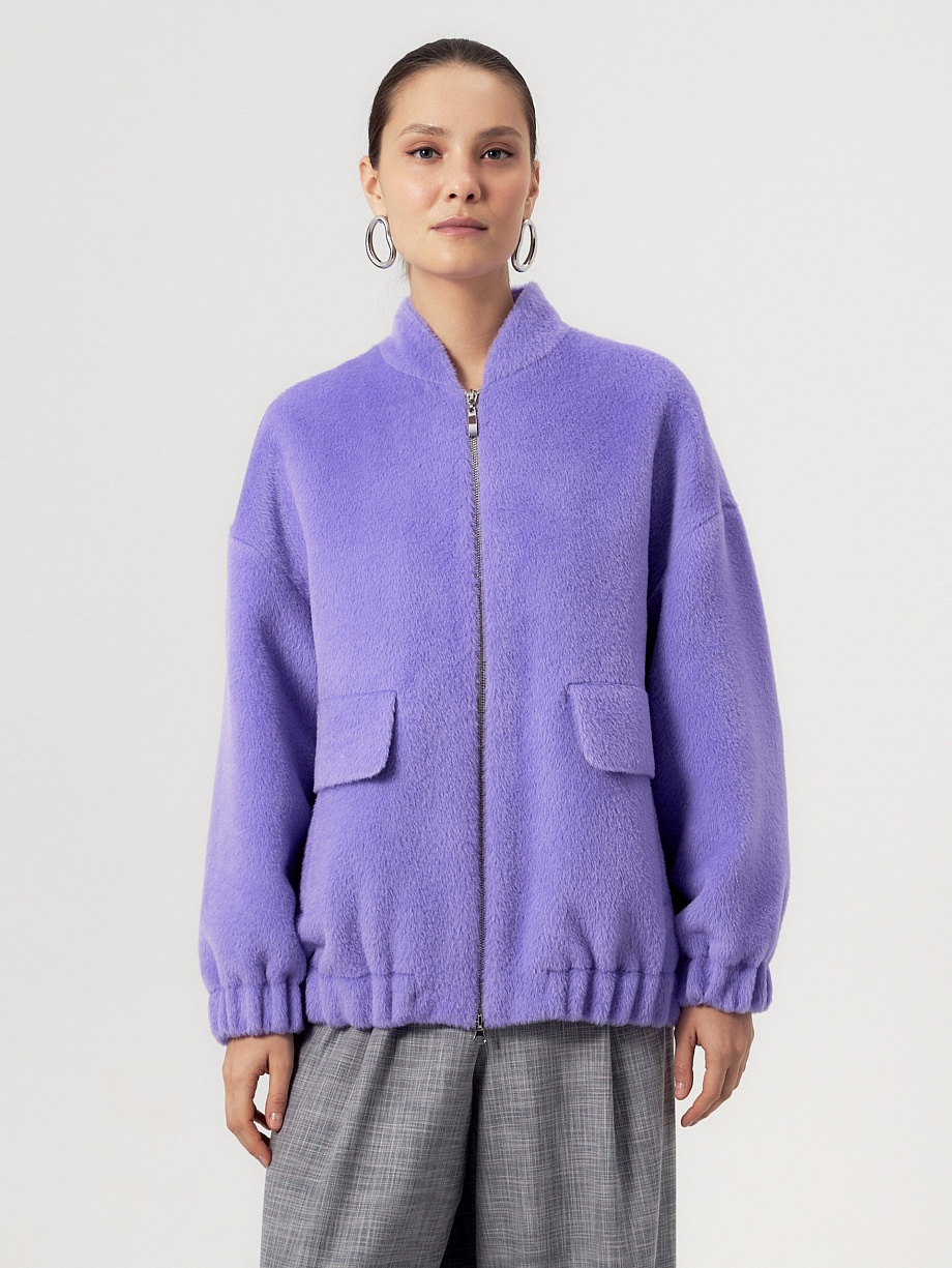 Бомбер из премиальной шерсти Альпака