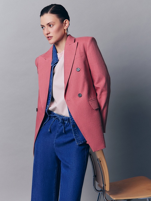 Жакет из премиального 100% льна