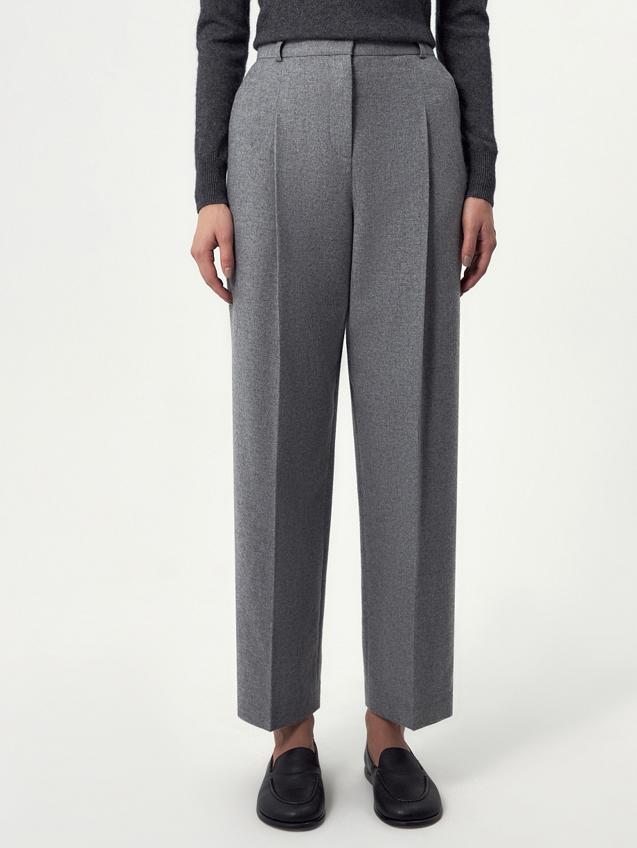Брюки из костюмной шерсти