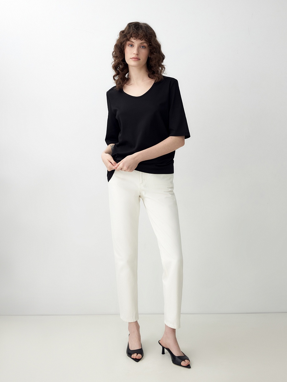 Футболка из мерсеризированного хлопка