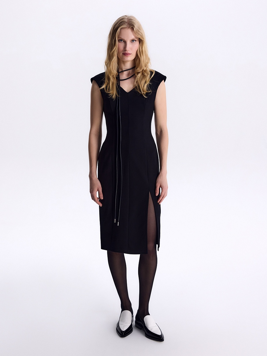 Платье-миди из джерси
