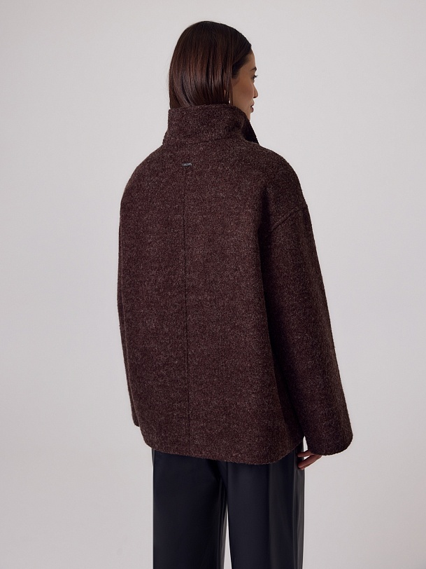 Куртка из шерсти с мембраной и утеплённой спинкой