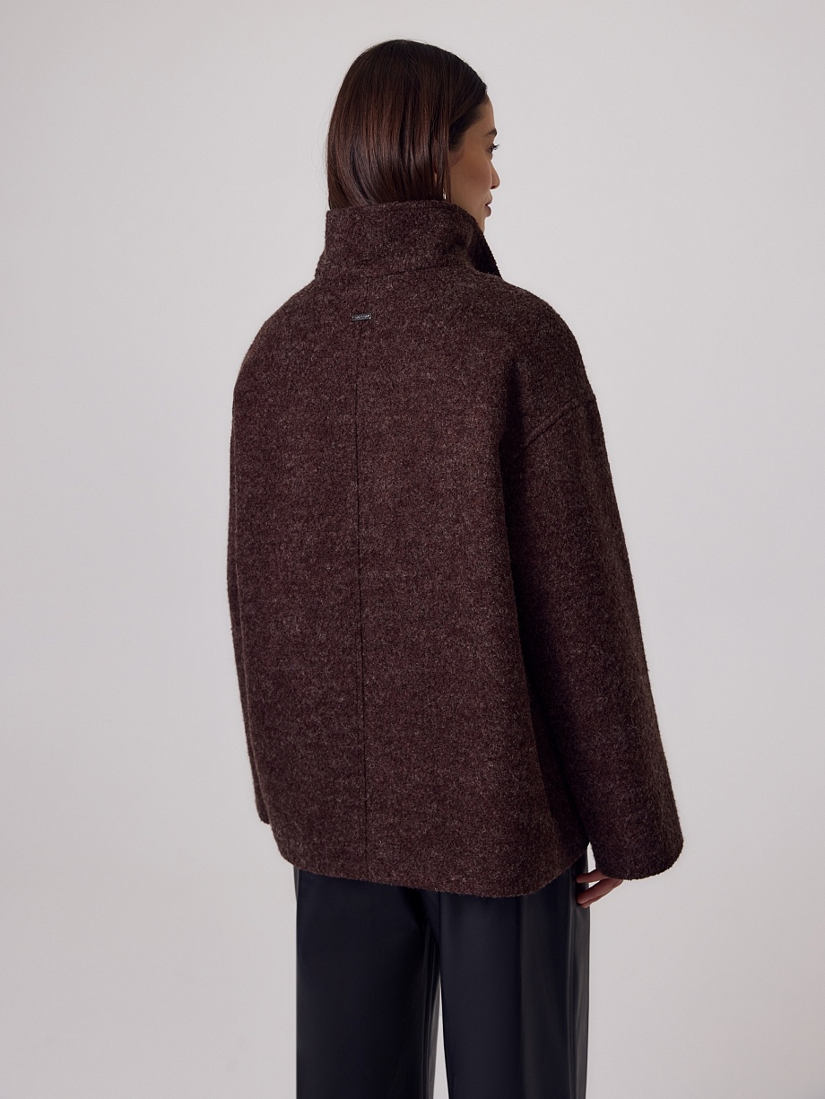 Куртка из шерсти с мембраной и утеплённой спинкой