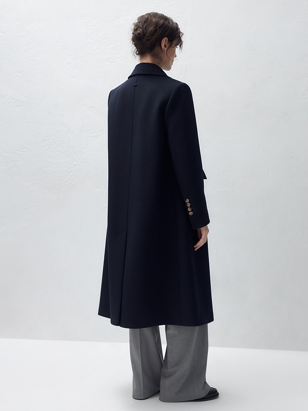 Шерстяное пальто с мембраной