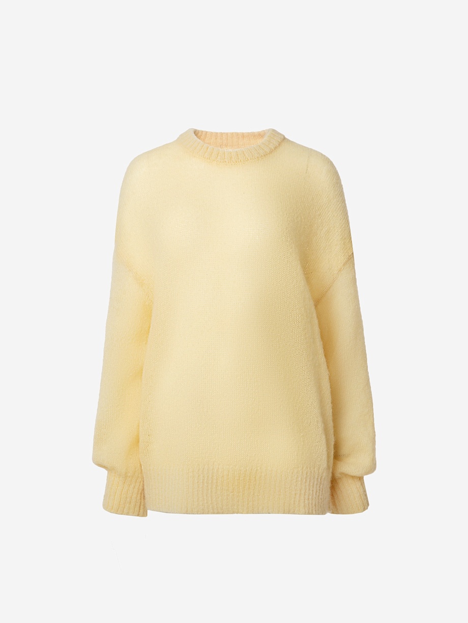 Джемпер из мягкого мохера и шерсти