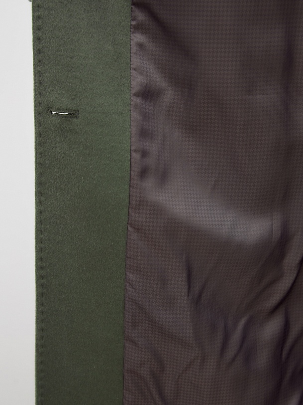 Шерстяное демисезонное пальто с мембраной