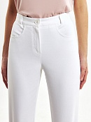 Укороченные белые джинсы POMPA арт.4119024pa0601