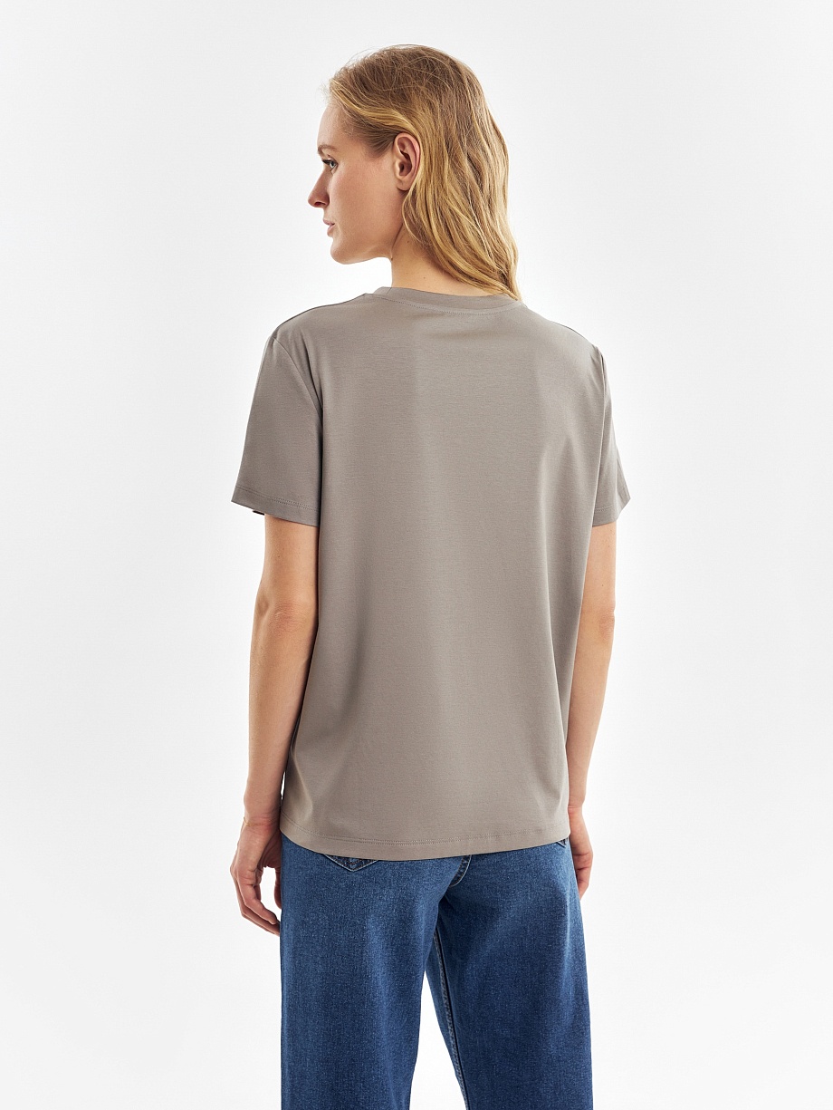 Футболка из мерсеризированного хлопка