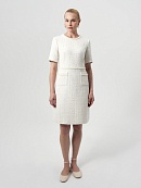 Платье миди из твида с пайетками POMPA арт.2139640mc0190