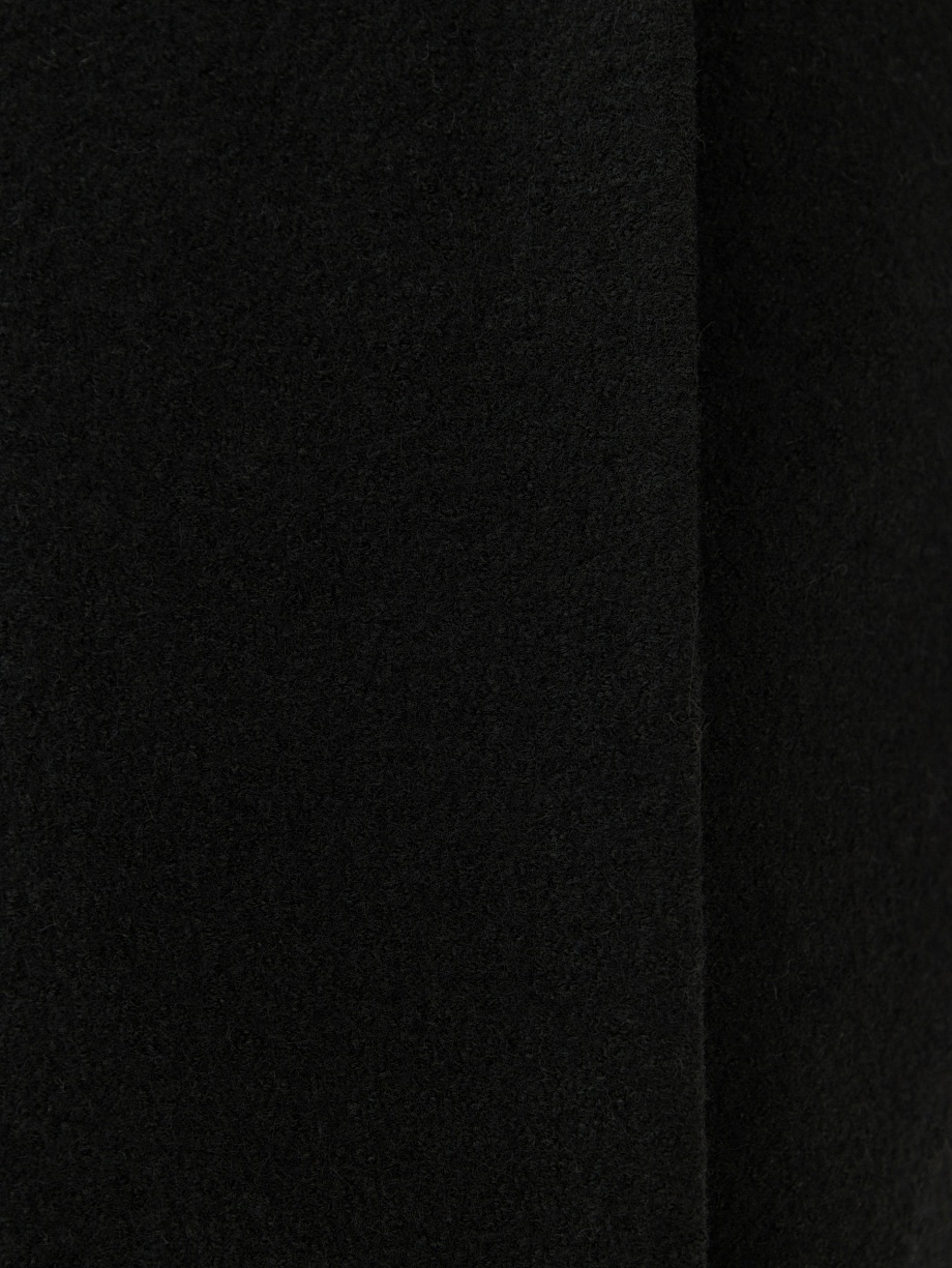 Утеплённое полупальто из варёной шерсти с мембраной