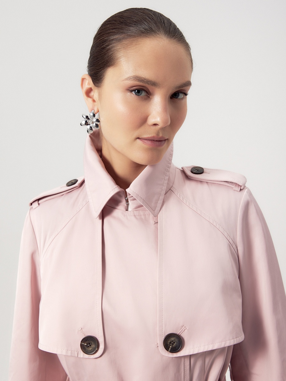 Непромокаемый тренч с подстёжкой