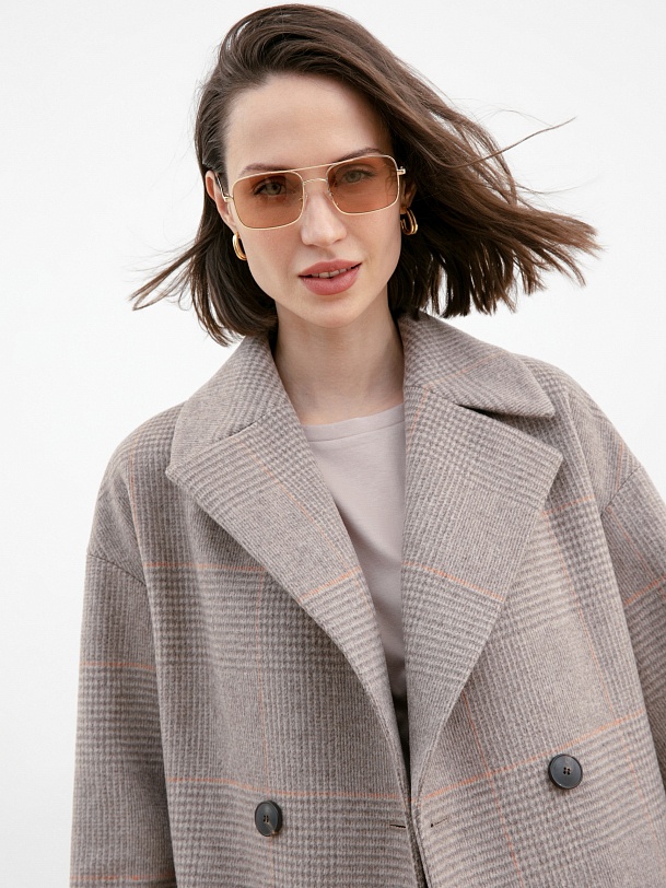 Шерстяное пальто демисезонное приталенное с мембраной