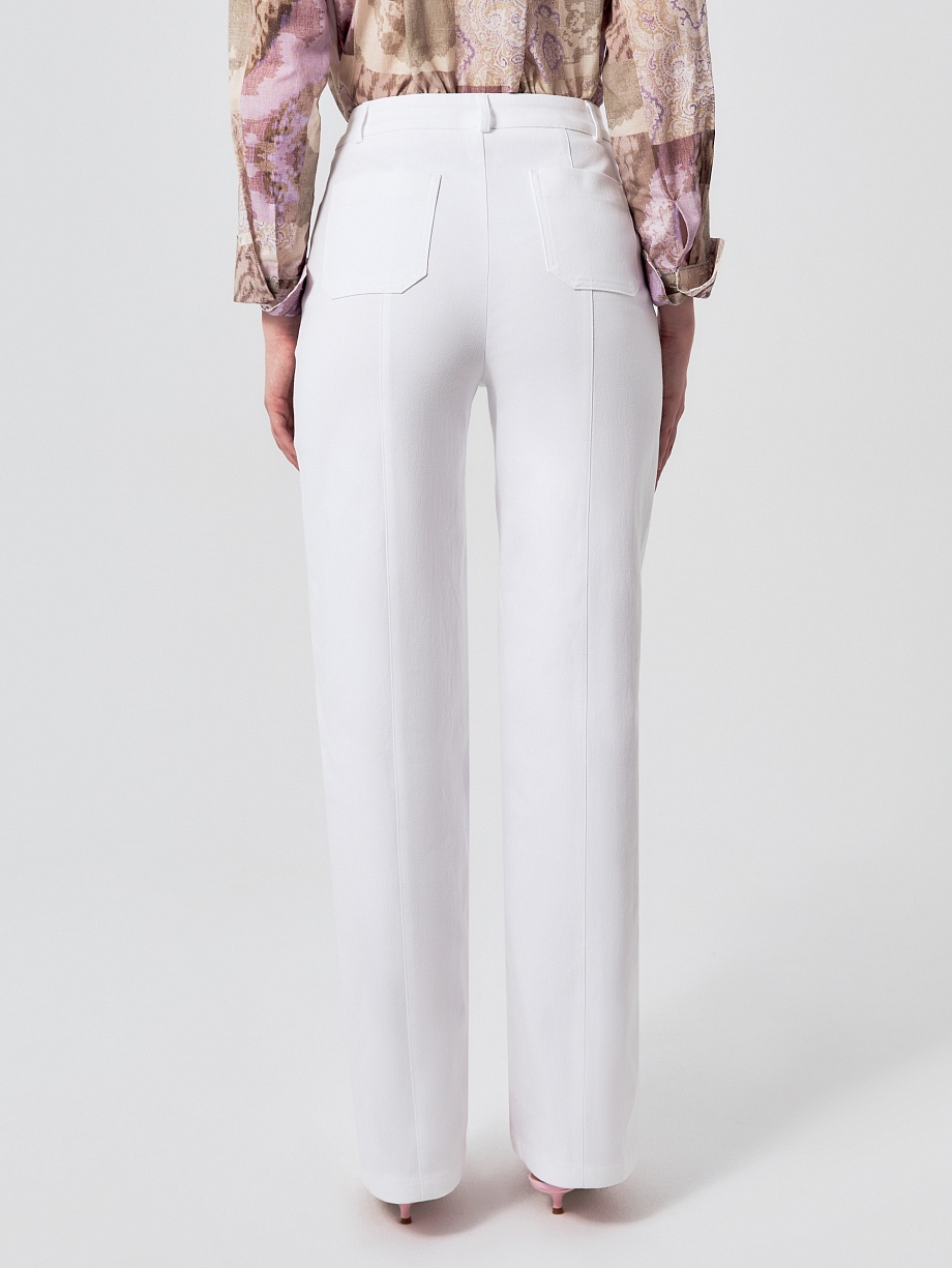 Прямые джинсы из хлопка