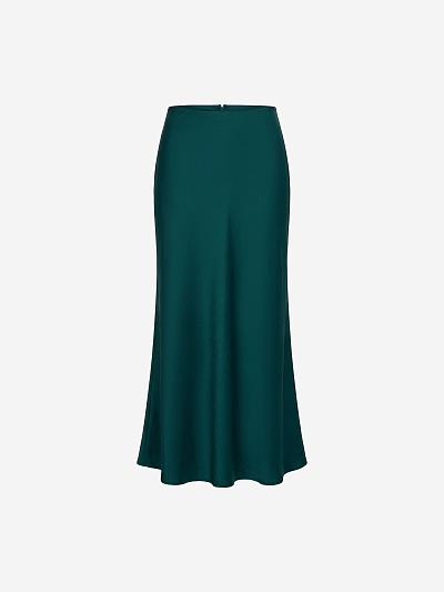 Юбка макси из атласа POMPA