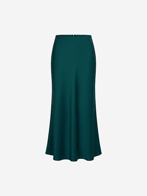 Юбка макси из атласа