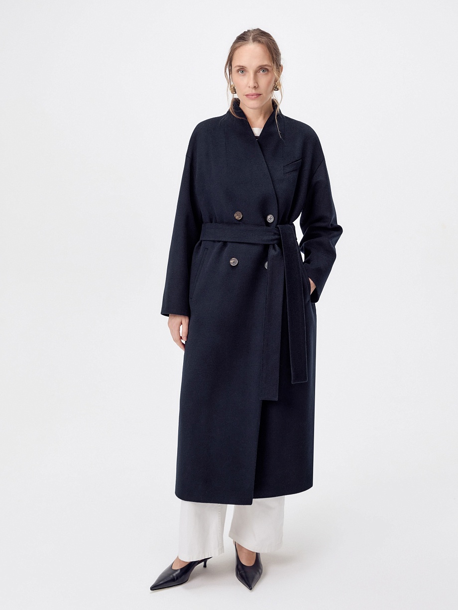 Пальто из шерсти с мембраной