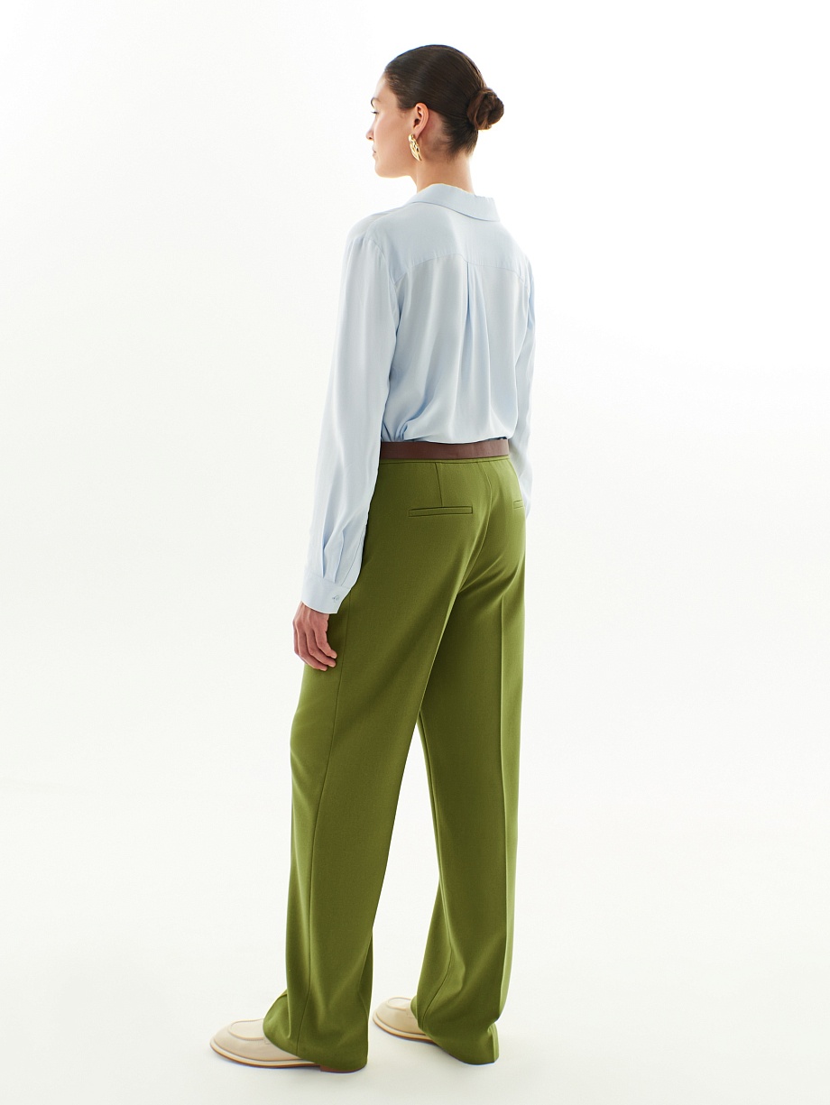 Классические прямые брюки со стрелками