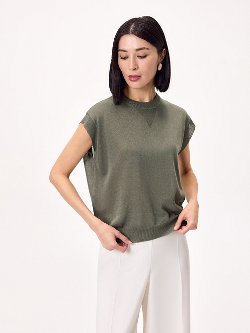 Вязаный джемпер из вискозы