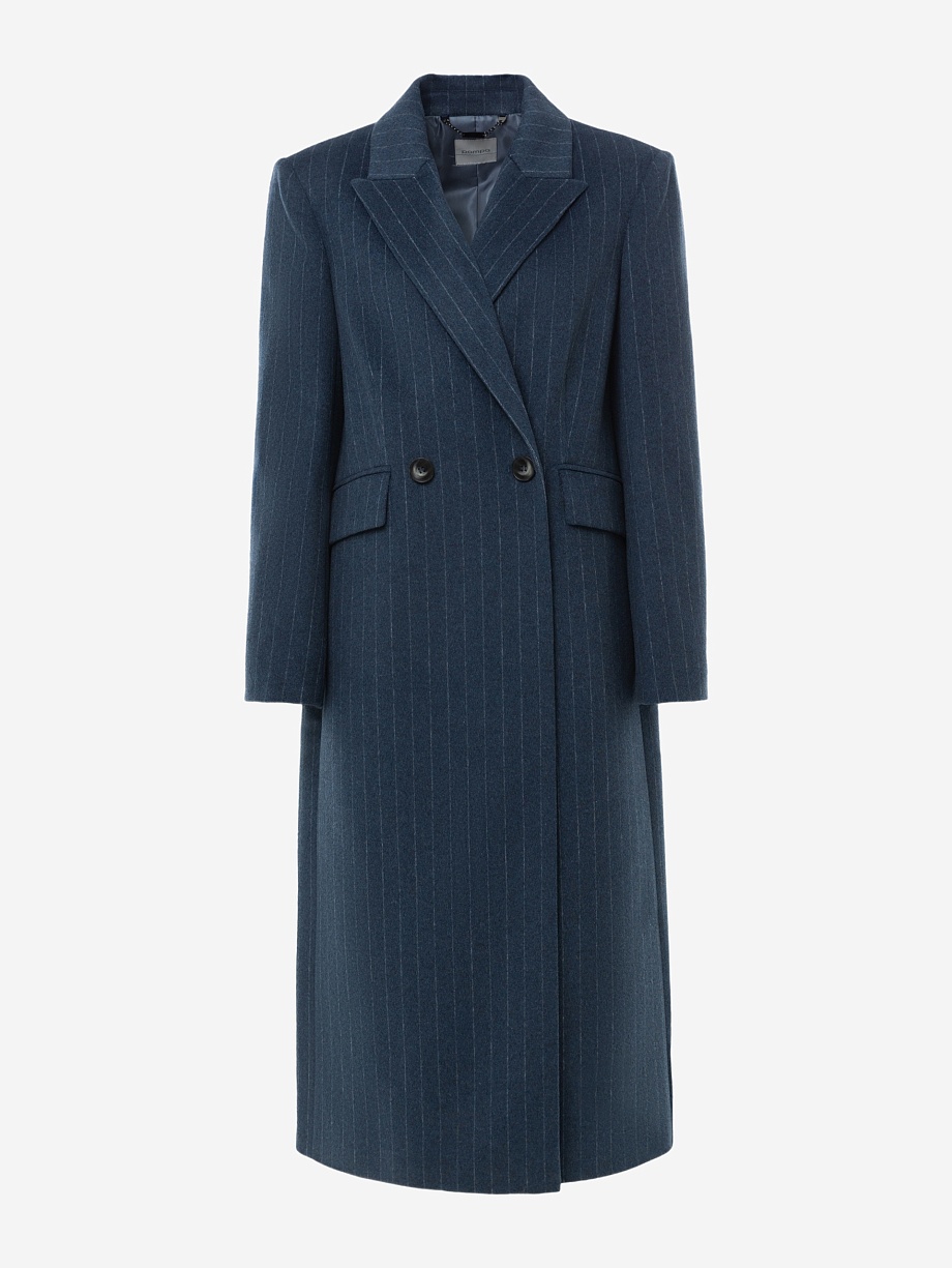 Демисезонное пальто из шерсти с мембраной