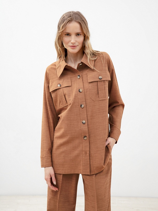 Жакет-рубашка женская