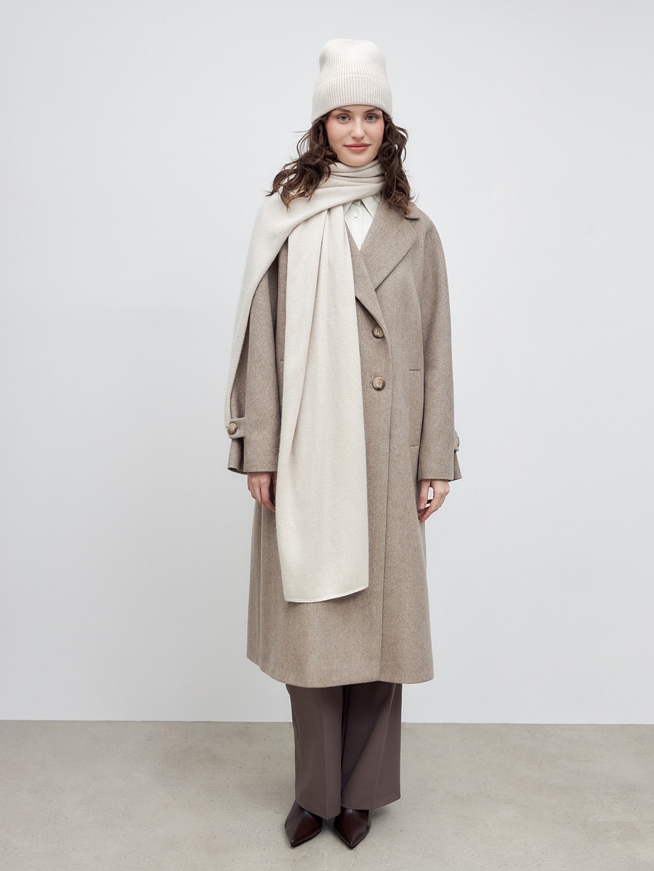 Мягкий шарф с шерстью и ангорой