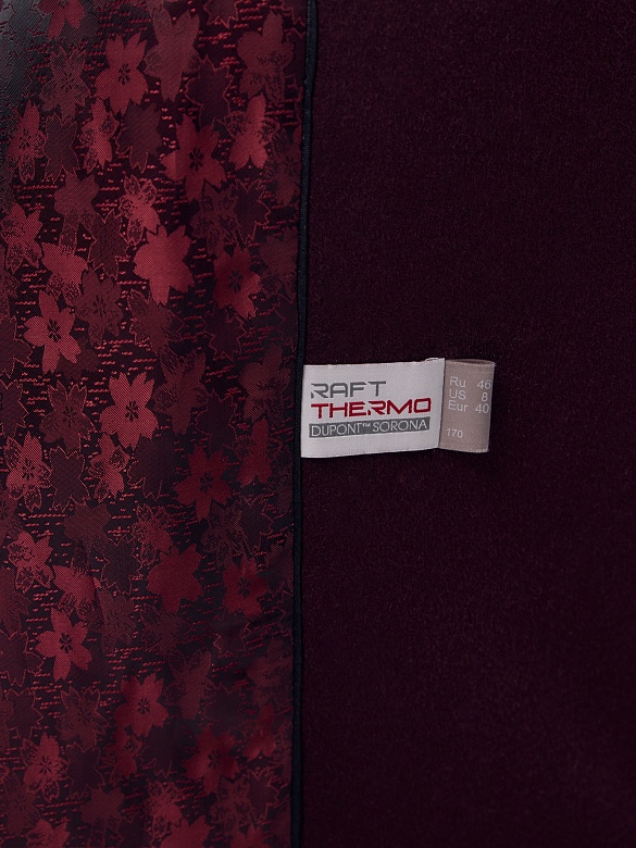 Пальто из шерсти с мембраной, утеплённой спинкой и съёмным капюшоном POMPA арт.1015644p90812