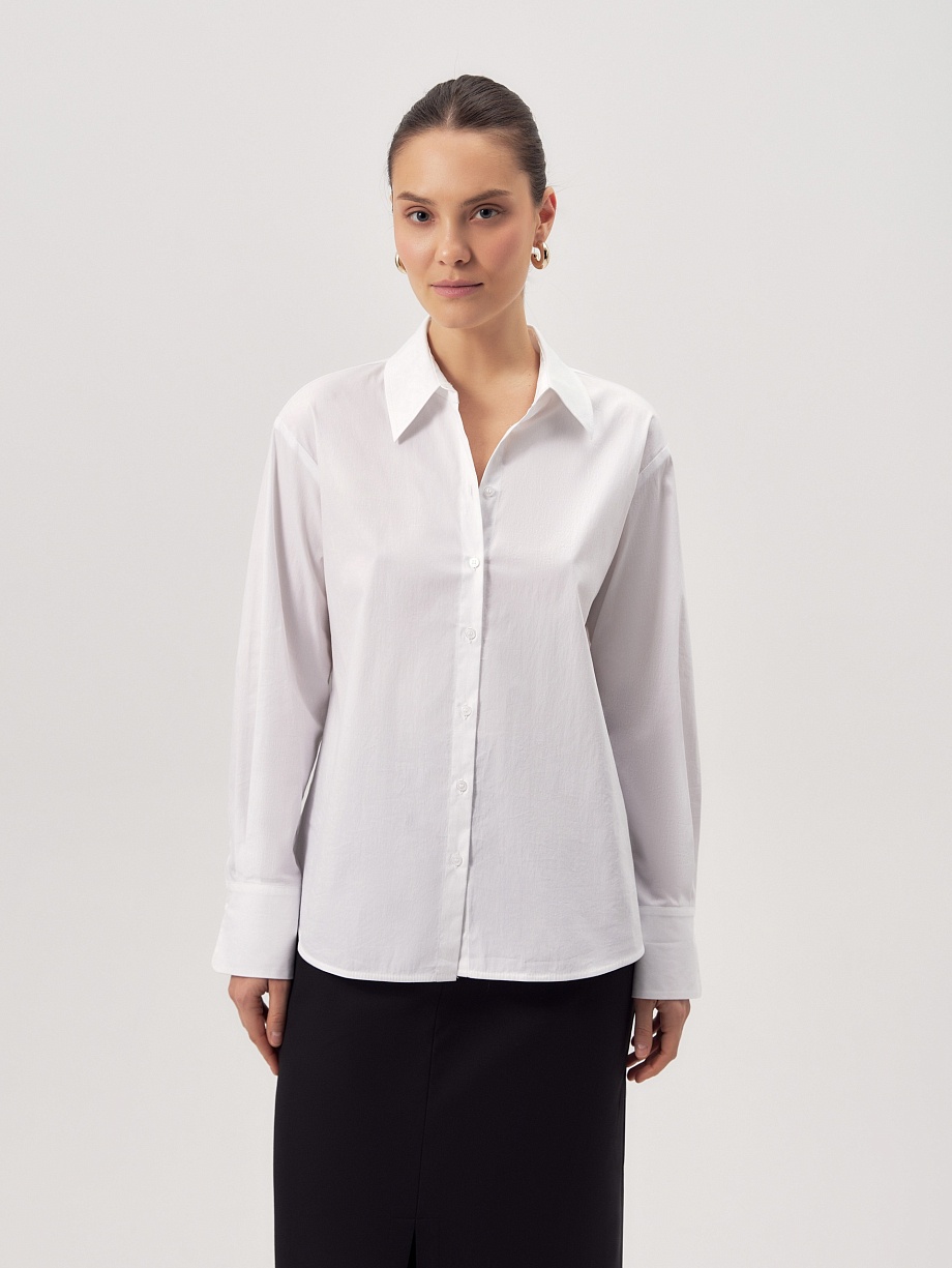 Свободная блуза из хлопка