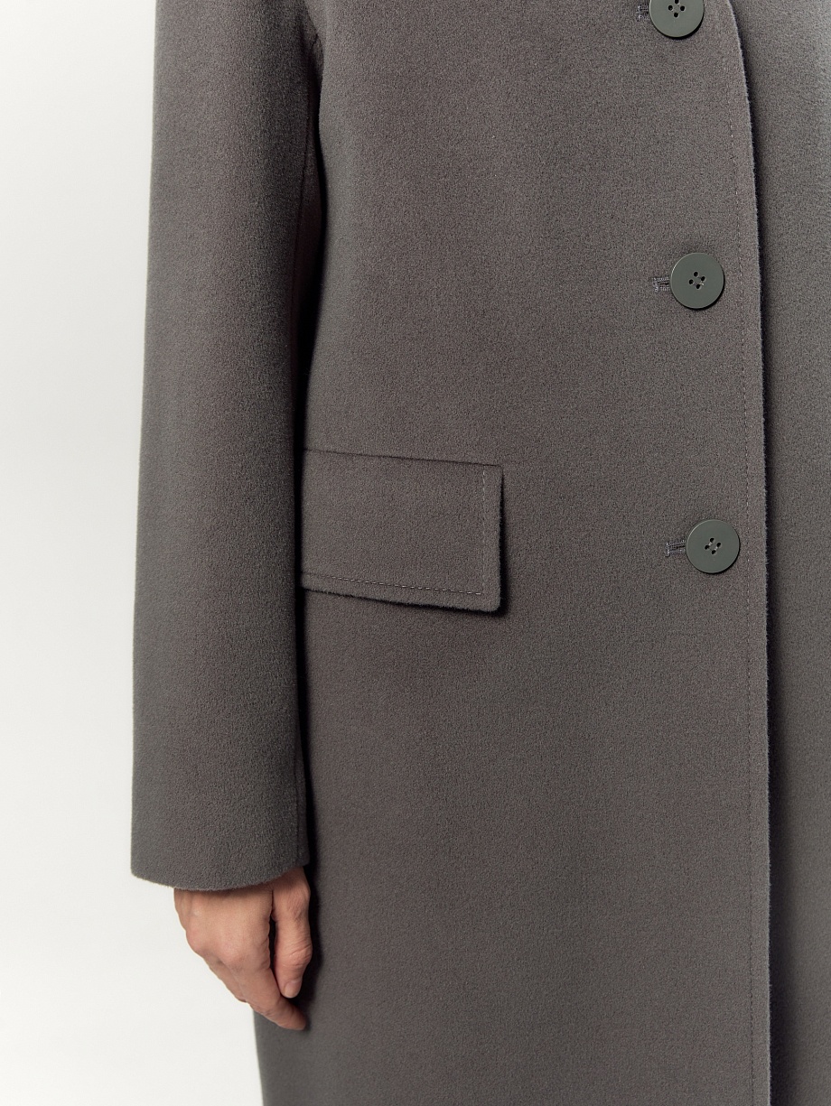 Пальто из шерсти с мембраной