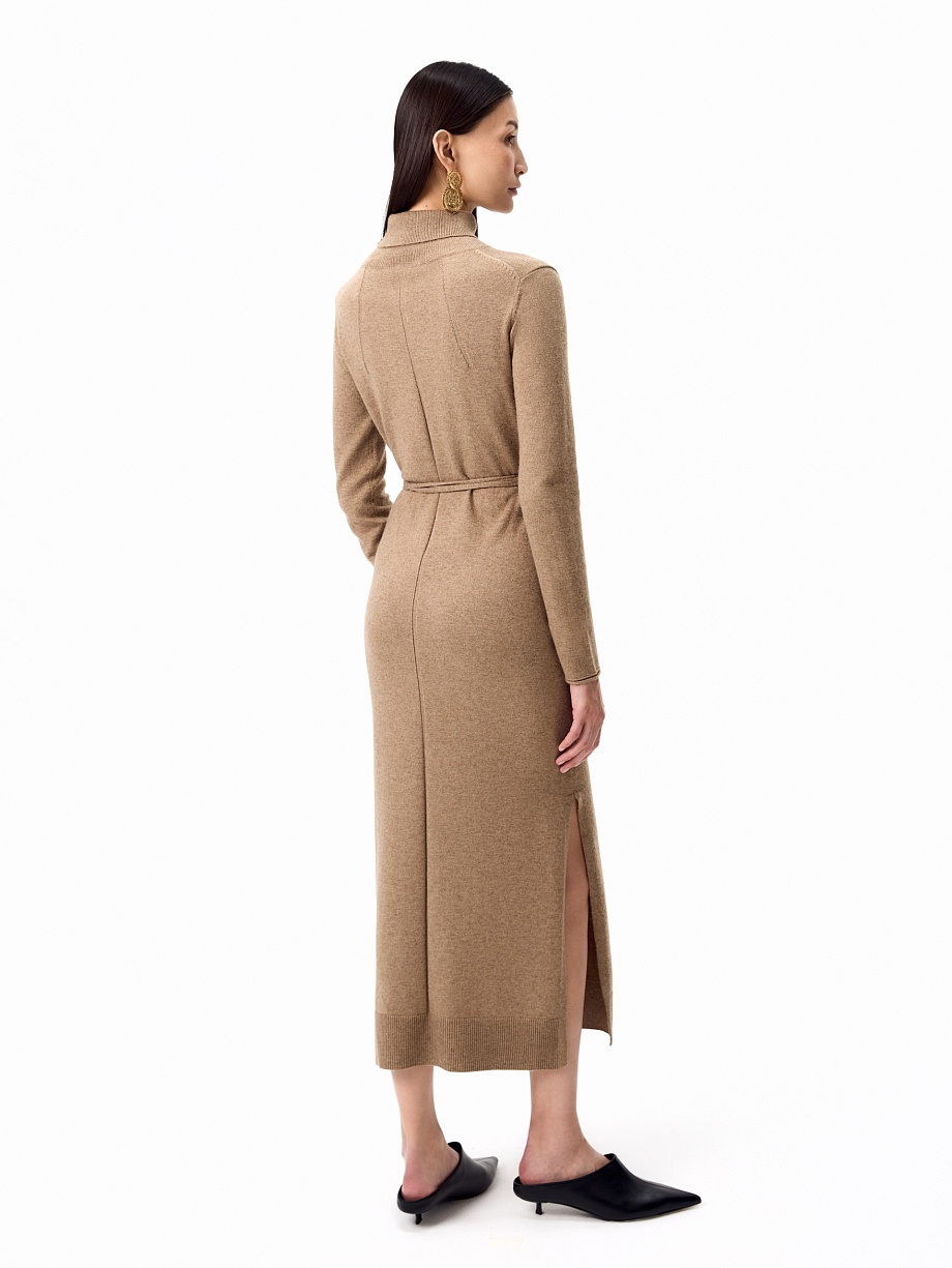 Платье из шерсти с ангорой