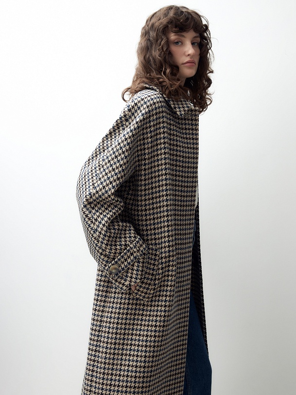 Шерстяное пальто с мембраной