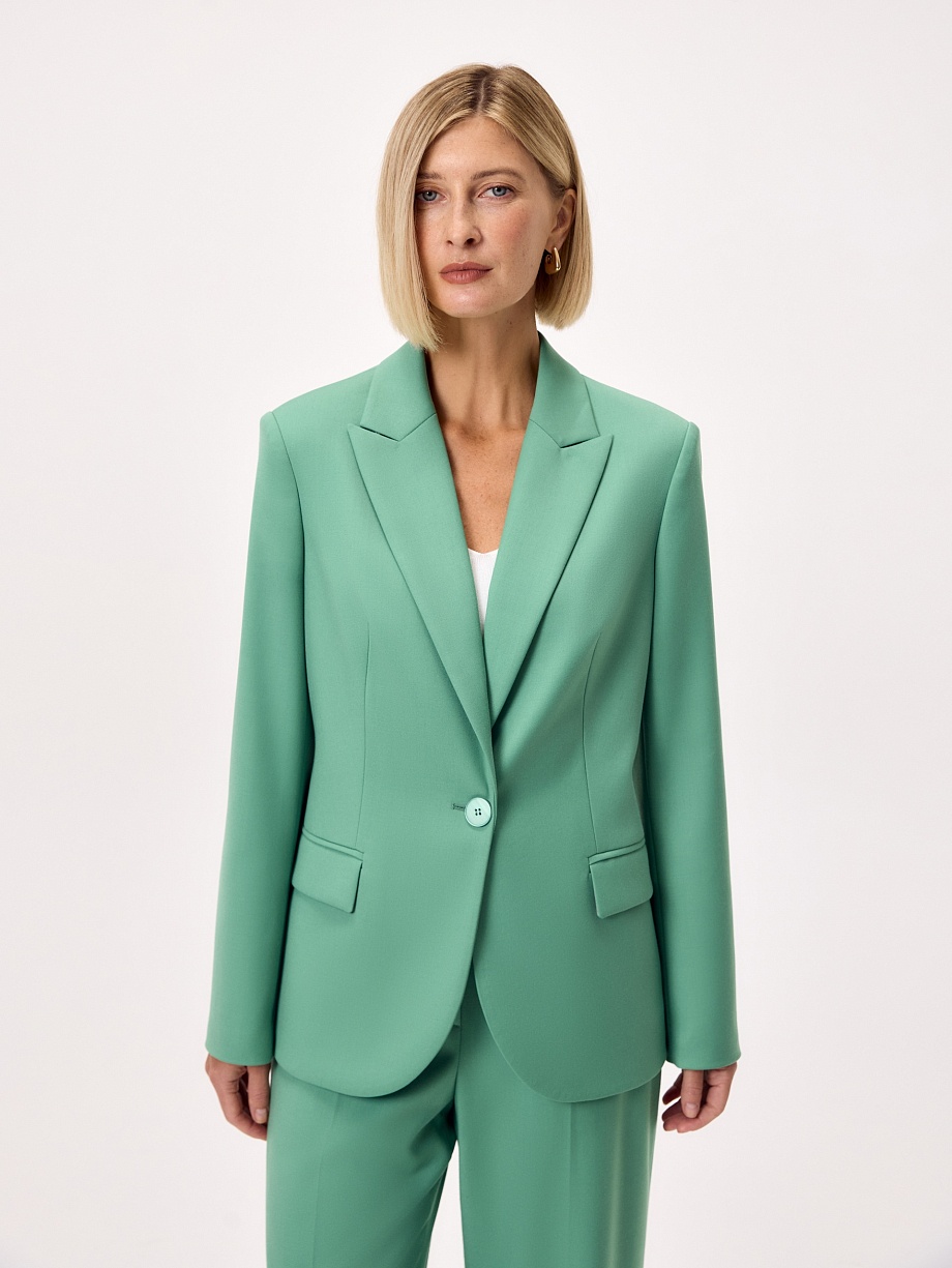 Жакет из костюмной ткани с вискозой