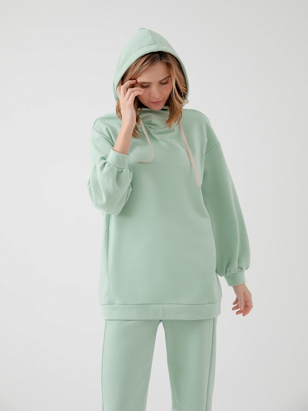 Худи из плотного хлопка без начеса