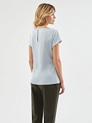 Свободная блуза с коротким рукавом POMPA арт.1148610fm0150