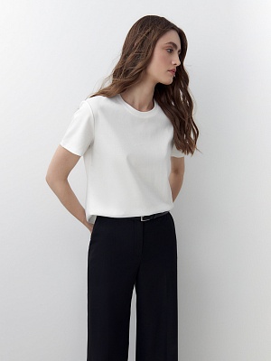 Футболка из 100% мерсеризированного хлопка