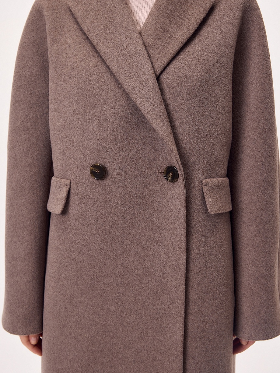 Пальто из шерсти с мембраной