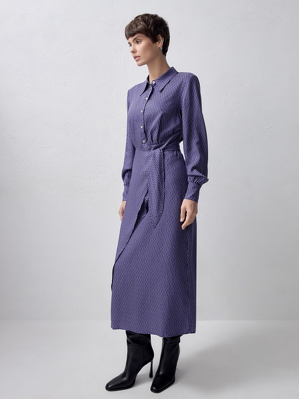 Платье-халат из 100% тенселя